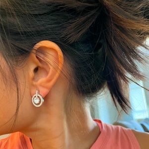 Swarovski crystal stud earrings